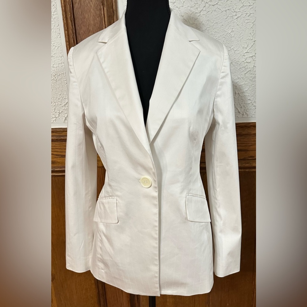 Tommy Hilfiger White/very light cream Women Pinstripe Suit Set